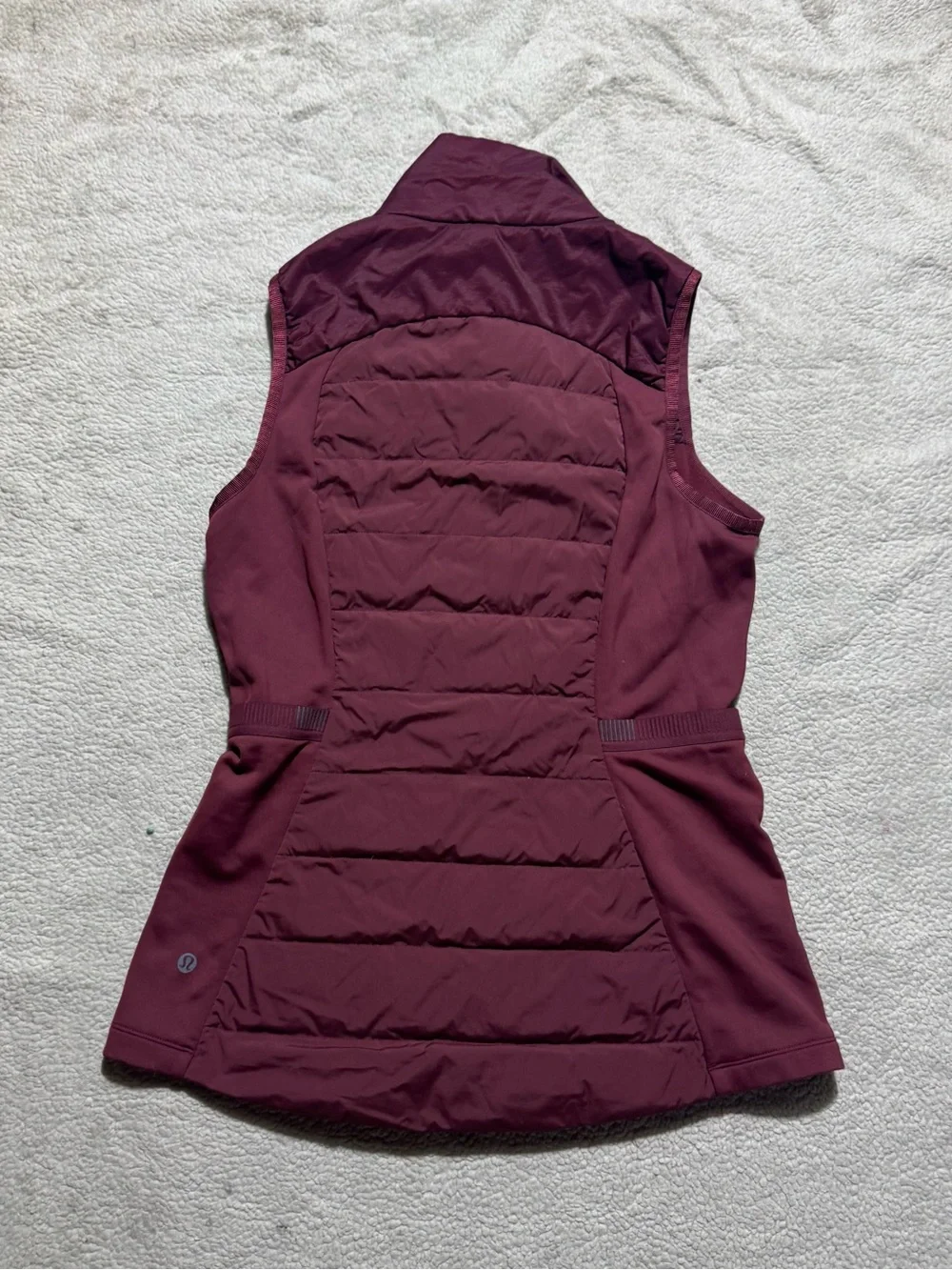 Lululemon Jacket Womens 6 Down For It All Vest Full Zip Grey Goose Down Pockets